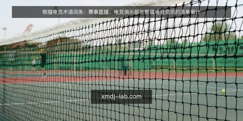 熊猫电竞术语词条:赛事直播、电竞俱乐部与熊猫电竞资讯的清单审计 — 为什么要做术语审计 配图
