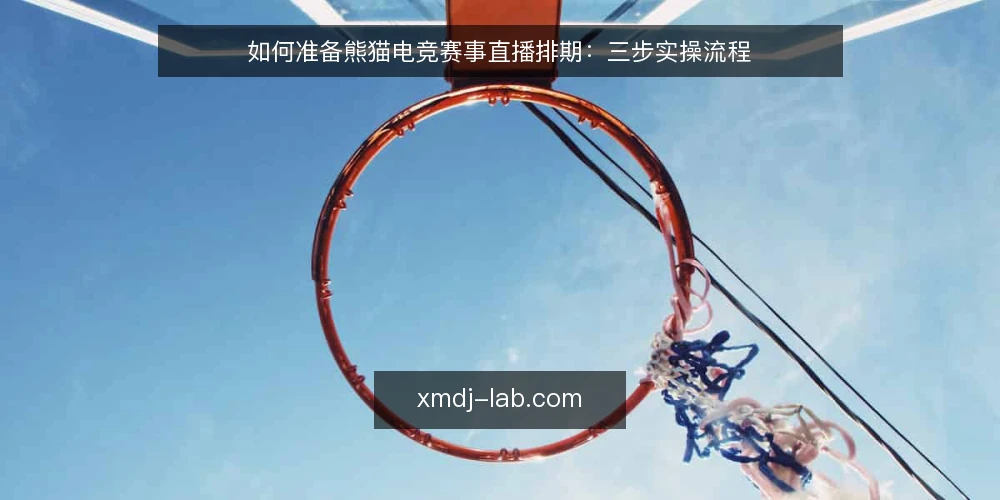 如何准备熊猫电竞赛事直播排期:三步实操流程 — 第一步:准备排期所需的基础信息 配图