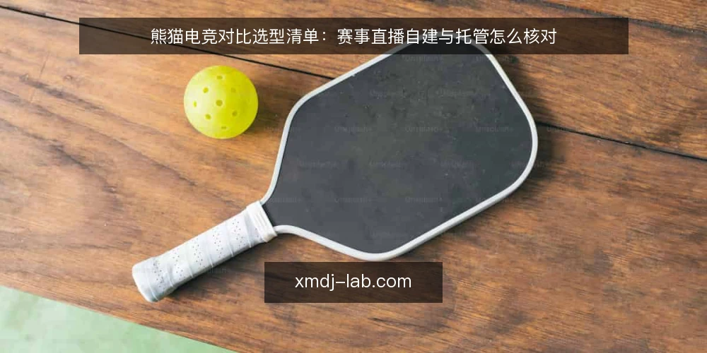 熊猫电竞对比选型清单:赛事直播自建与托管怎么核对 — 先定决策标准:赛事直播选型看什么 配图